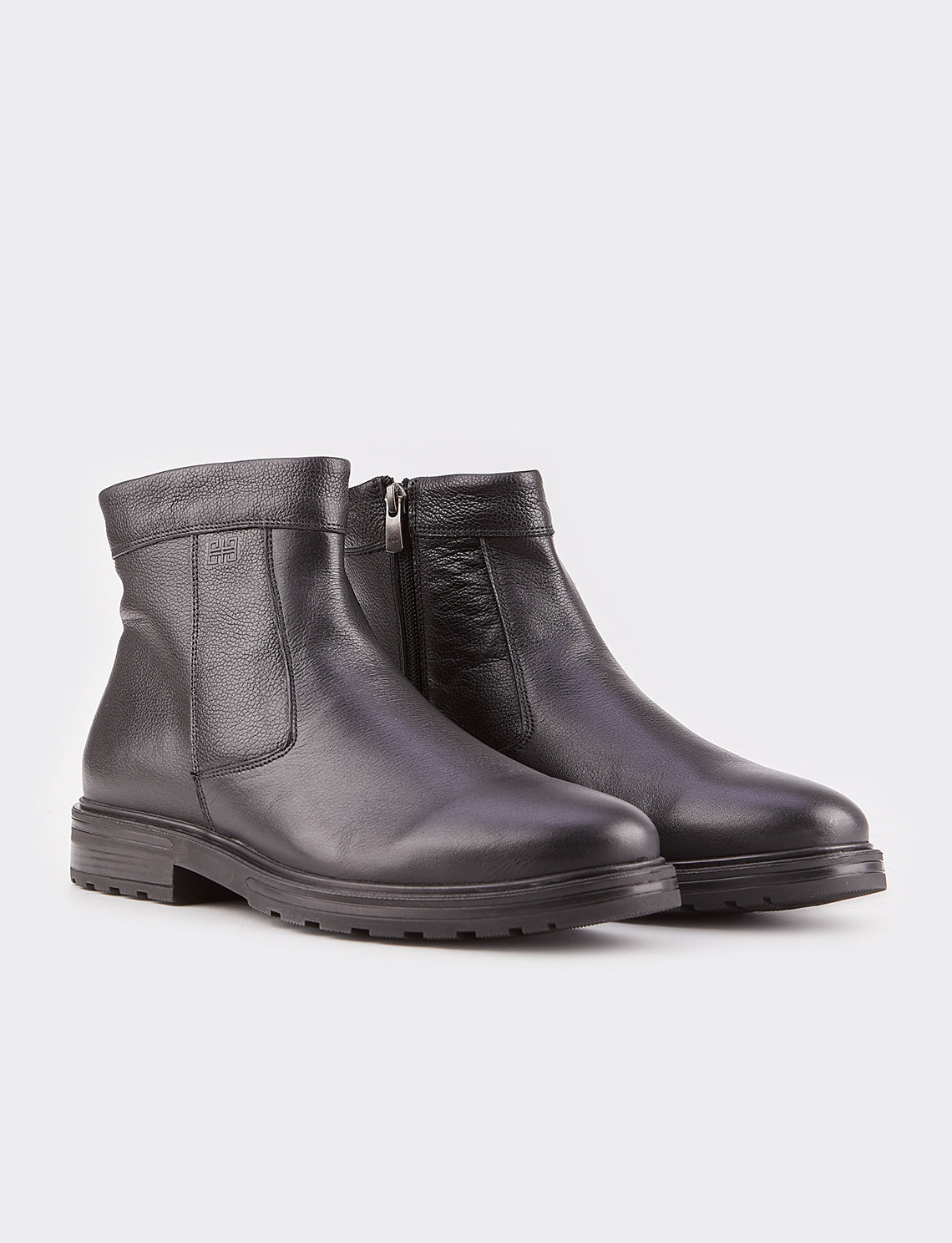 Cabani 546E1601 Erkek %100 Hakiki Deri Loafer Bot Siyah