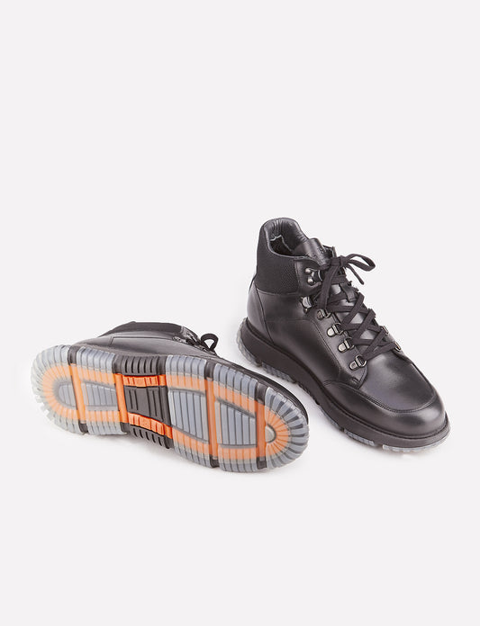 Cabani 533K1442 Erkek %100 Hakiki Deri Loafer Bot Siyah