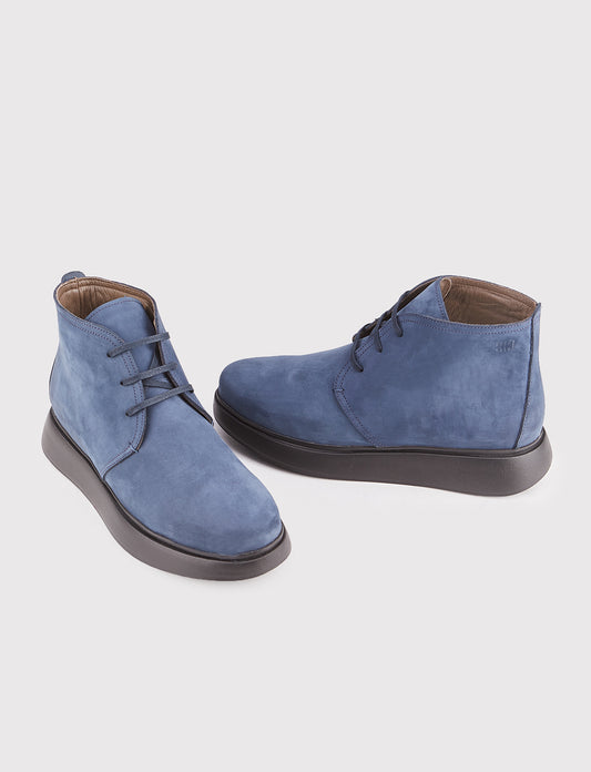 Cabani 544M607 Erkek %100 Hakiki Deri Günlük Bot Lacivert