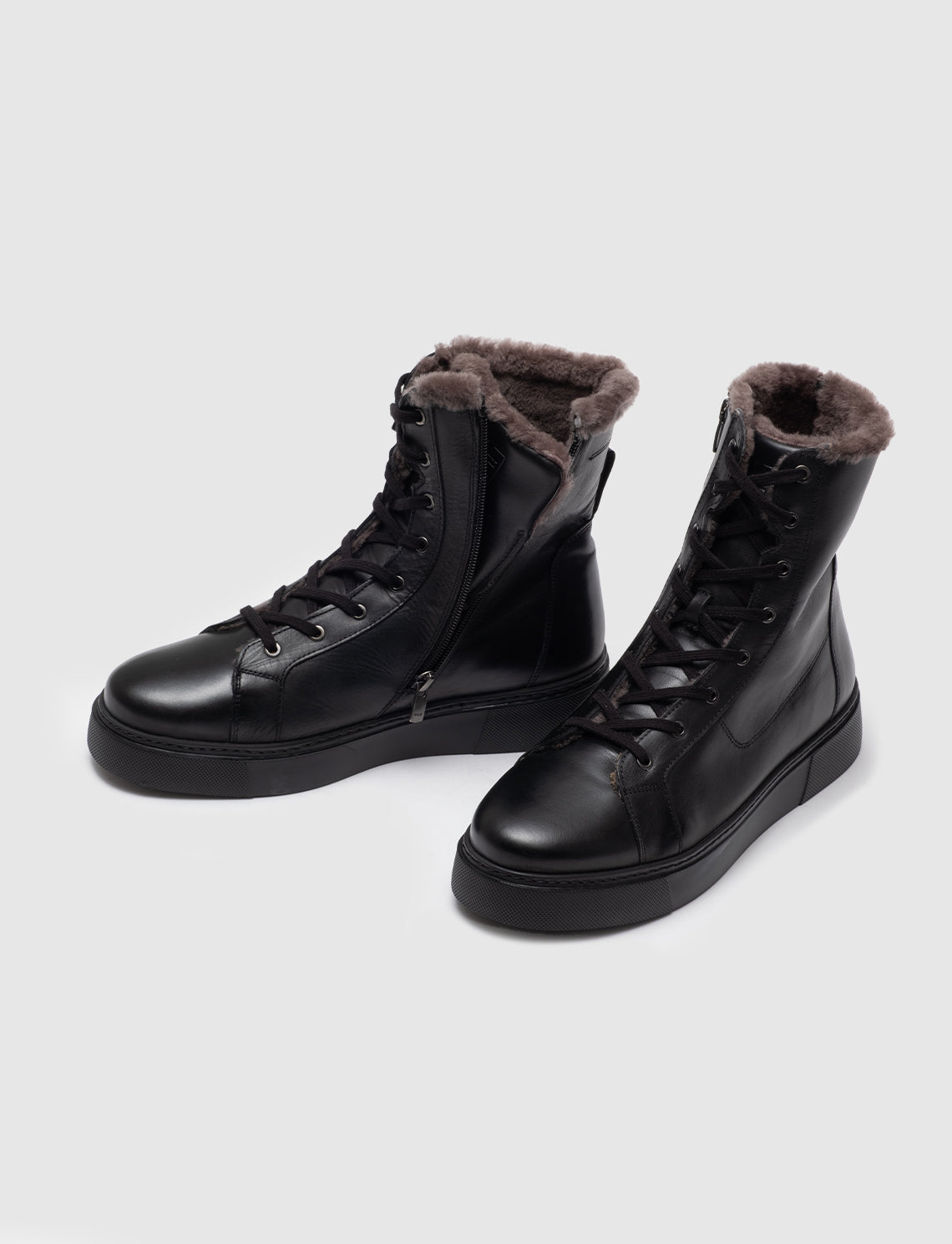 Cabani 378K1609 Erkek %100 Hakiki Deri Loafer Bot Siyah