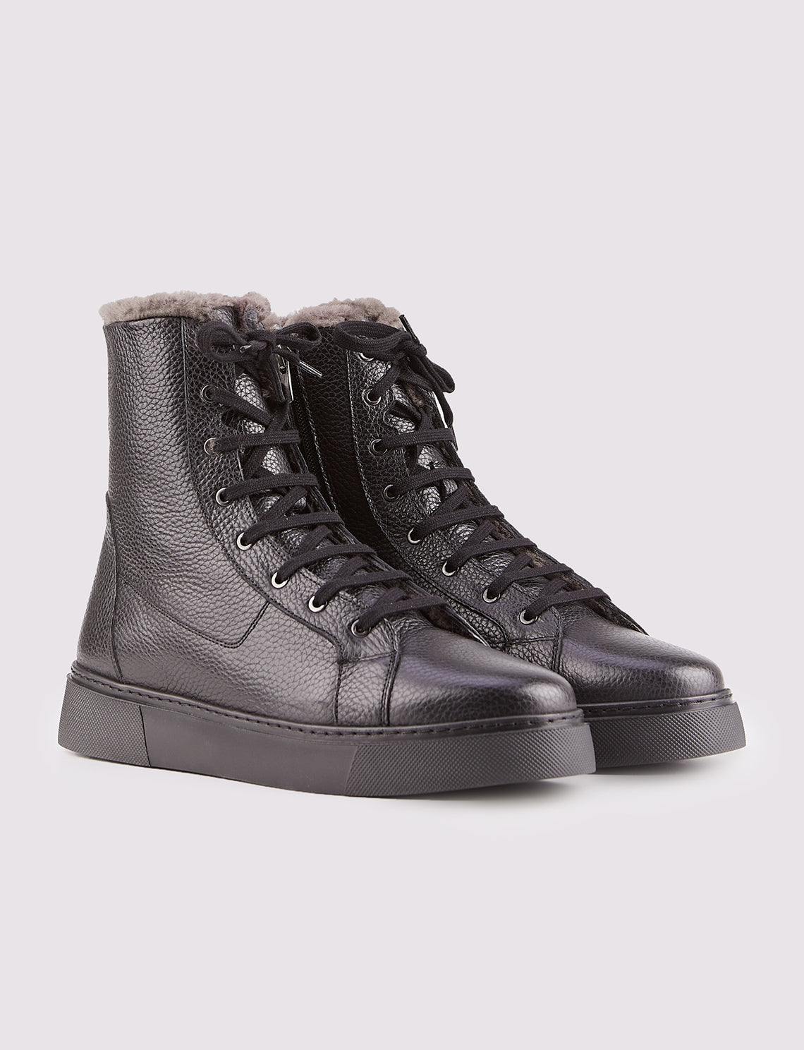 Cabani 378K1609 Erkek %100 Hakiki Deri Loafer Bot Siyah