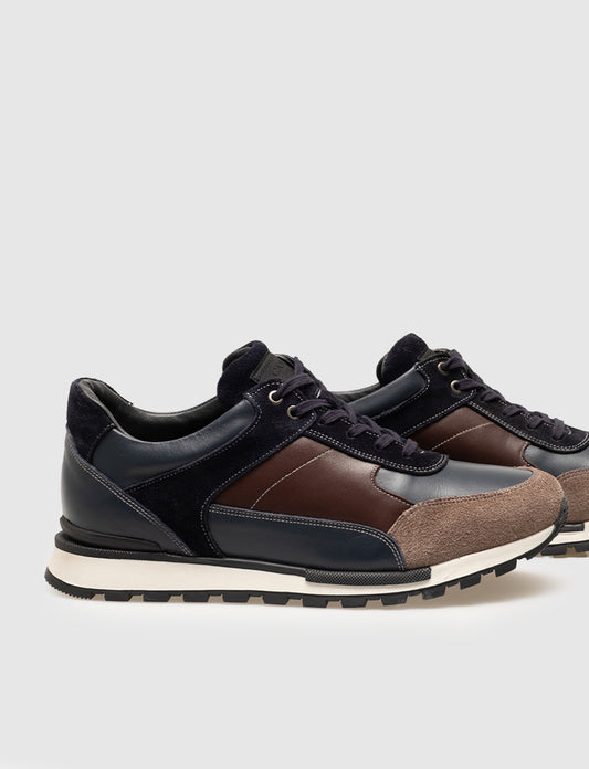 Cabani 460K1565 Erkek %100 Hakiki Deri Sneaker Ayakkabı 1122 Laci Analin-Laci Süet-Vizon-Kum Süet