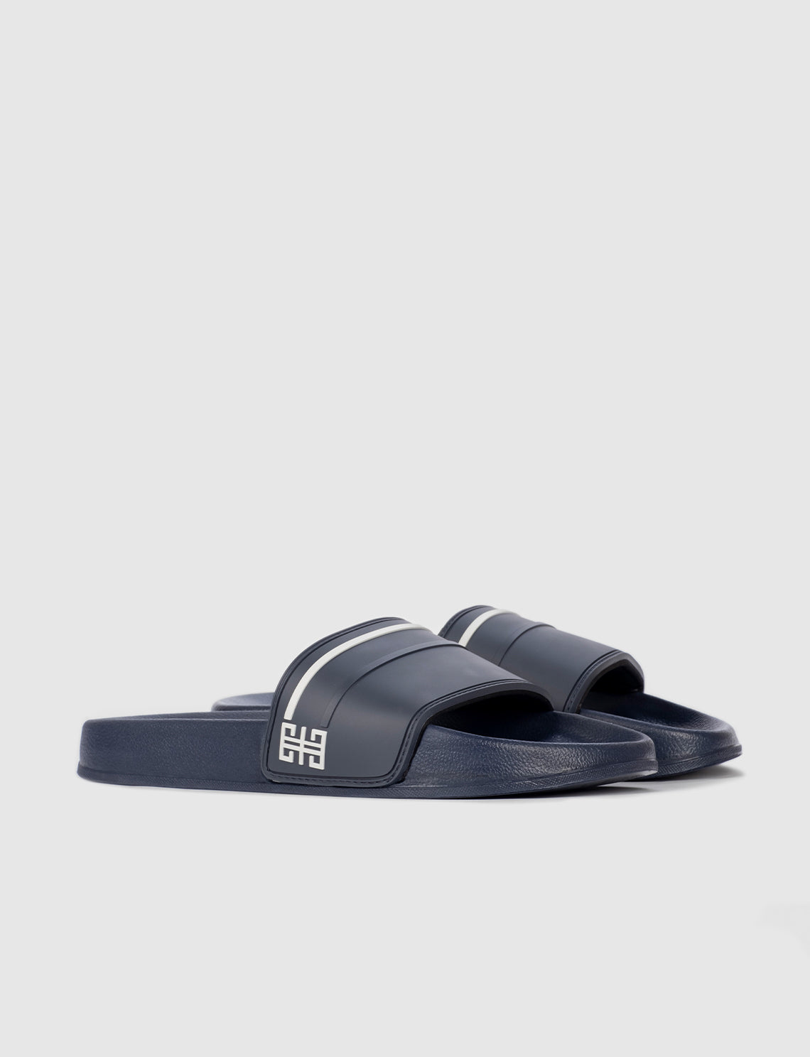 Cabani CBN-10 Erkek PU Plaj Terlik Lacivert