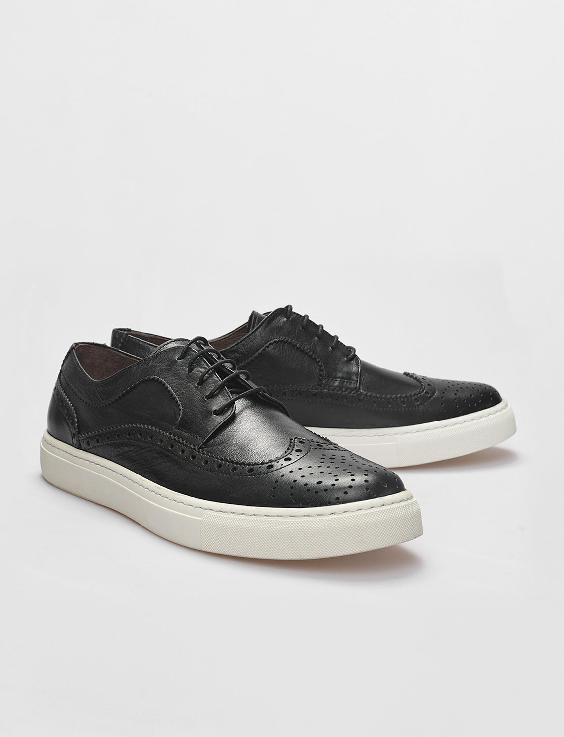 Cabani 518M1627 Erkek %100 Hakiki Deri Sneaker Ayakkabı Siyah