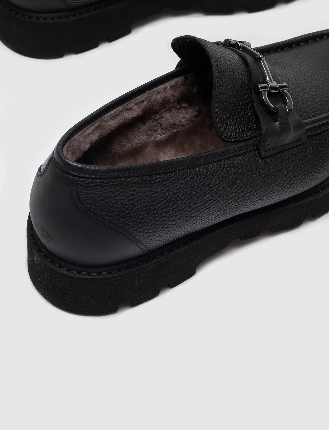 Cabani 6104-K Erkek %100 Hakiki Deri Günlük Ayakkabı Siyah Cervo-Black Mat Passform (3-5)