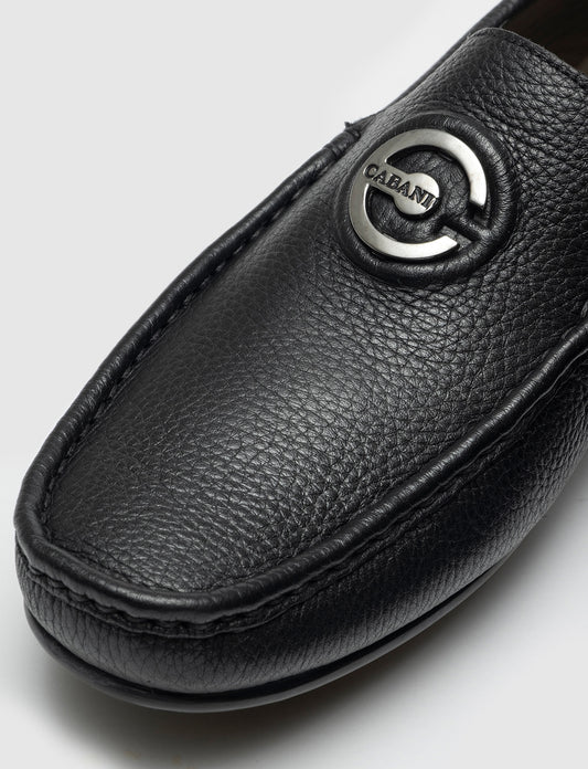 Cabani 010M8823 Erkek %100 Hakiki Deri loafer & makosen 432 Siyah Geyik