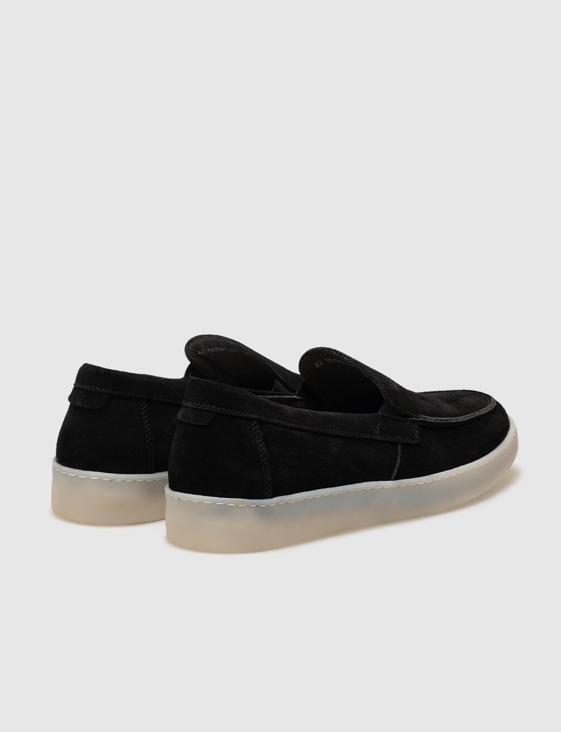 Cabani 557M1616 Erkek Süet Hakiki Deri Sneaker Ayakkabı Siyah