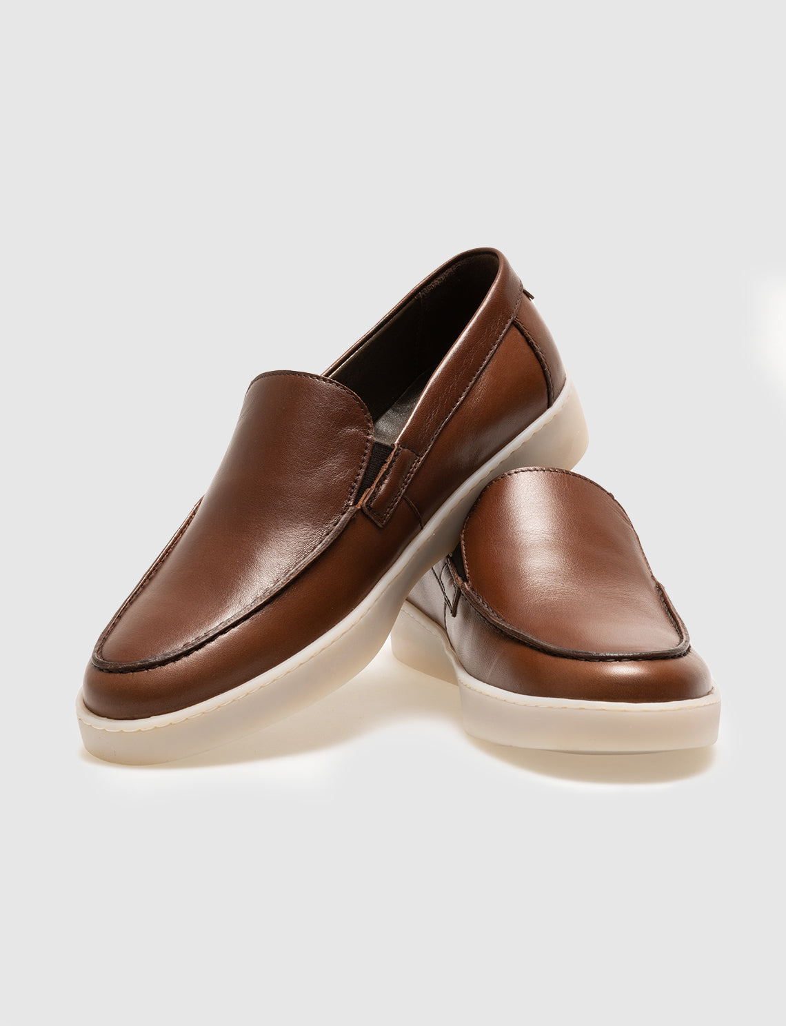 Cabani 557M1616 Erkek %100 Hakiki Deri Sneaker Ayakkabı 540 Fındık Napa