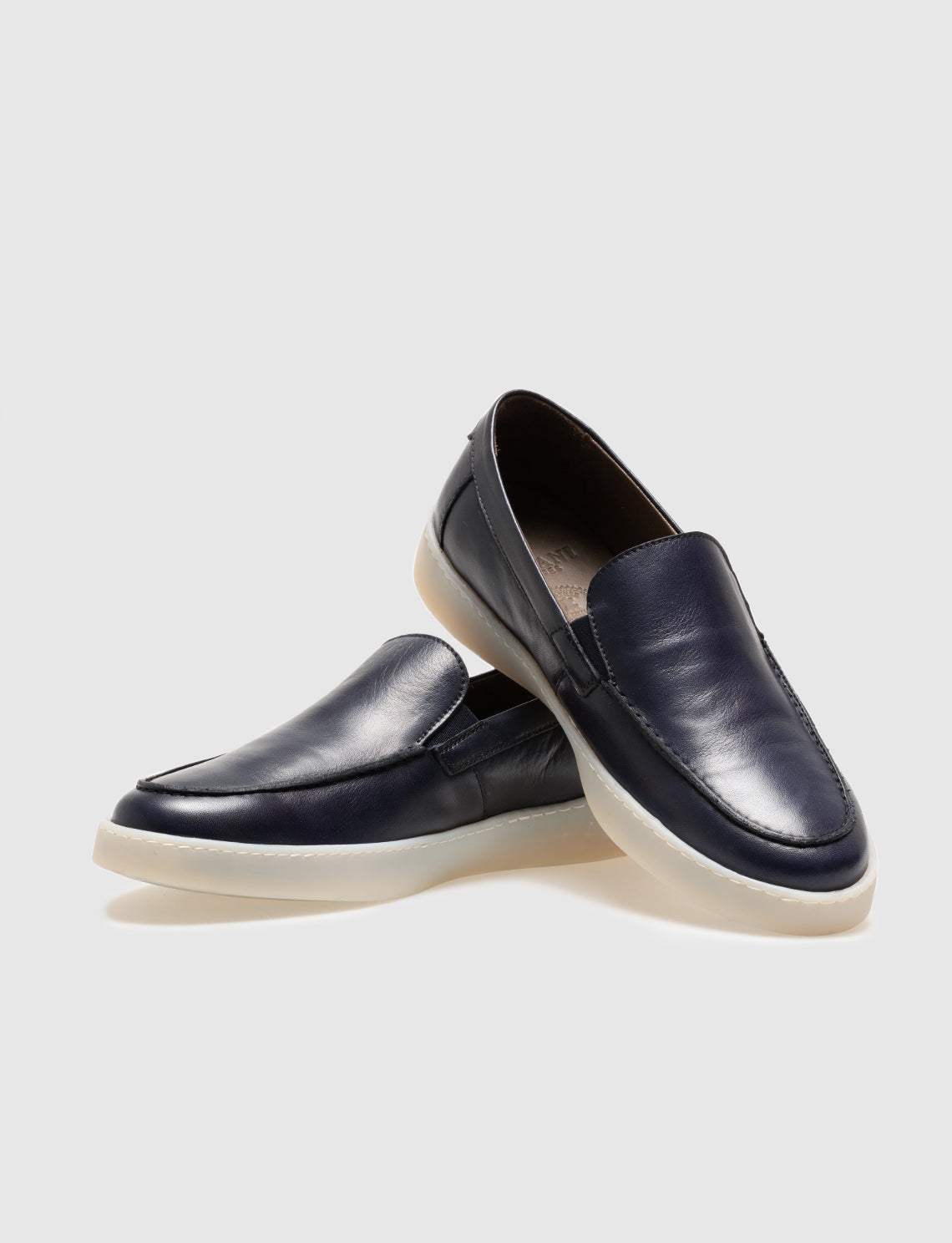 Cabani 557M1616 Erkek %100 Hakiki Deri Sneaker Ayakkabı Lacivert