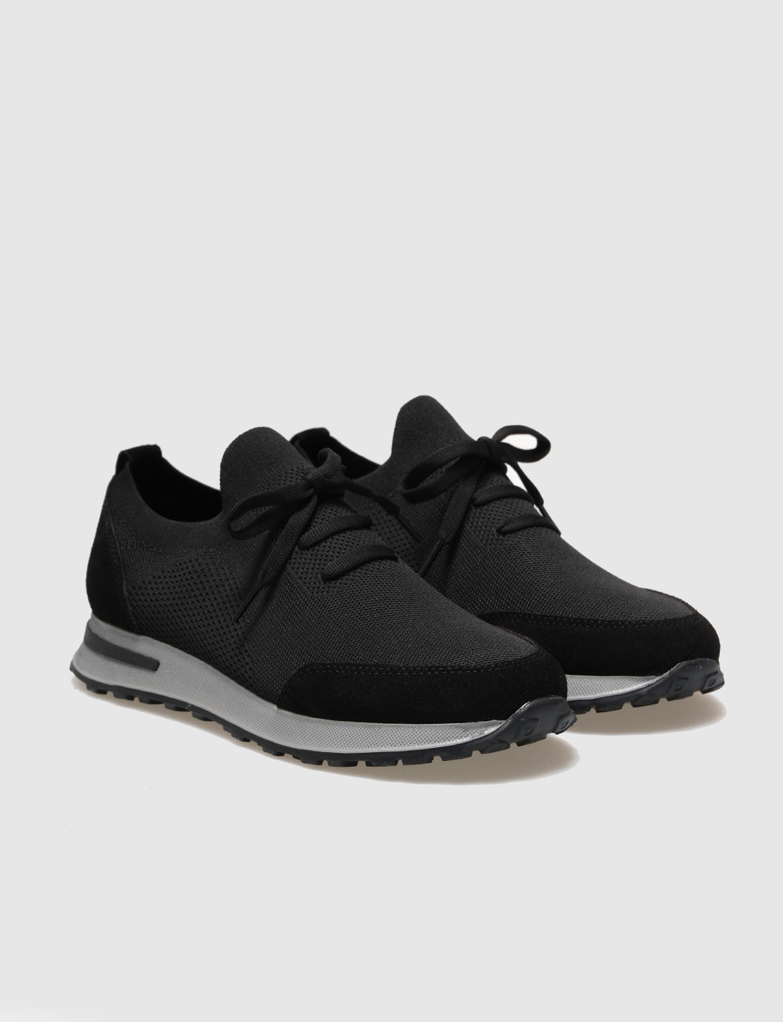 Cabani F-440 Erkek Triko loafer & makosen Siyah