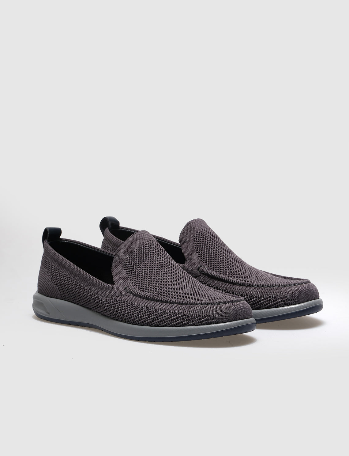 Cabani F-518 Erkek Triko loafer & makosen Gri