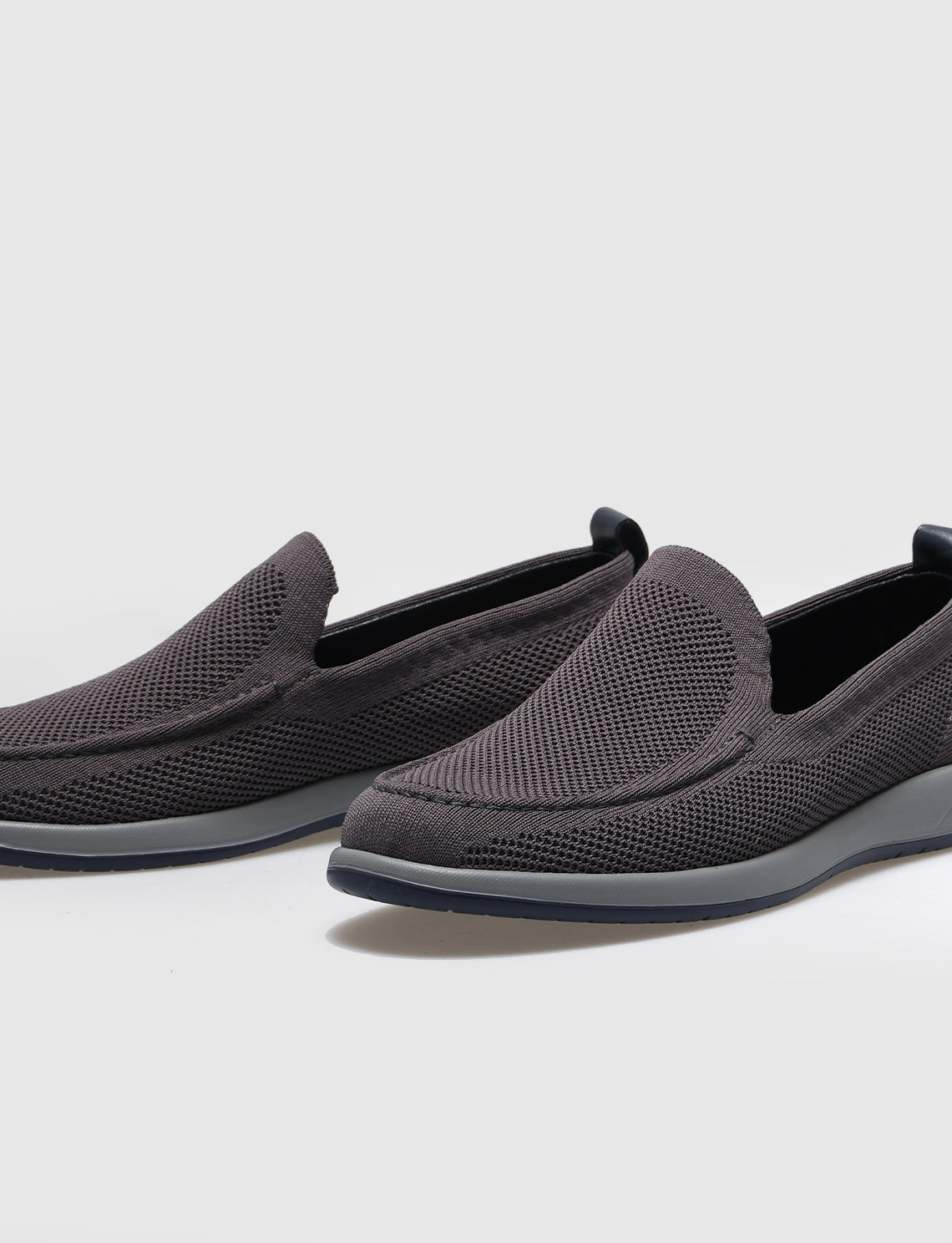 Cabani F-518 Erkek Triko loafer & makosen Gri