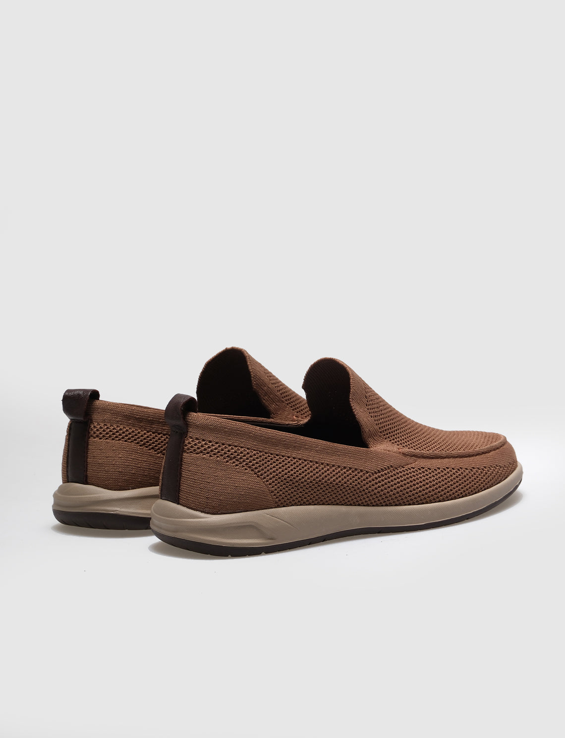 Cabani F-518 Erkek Triko loafer & makosen Taba