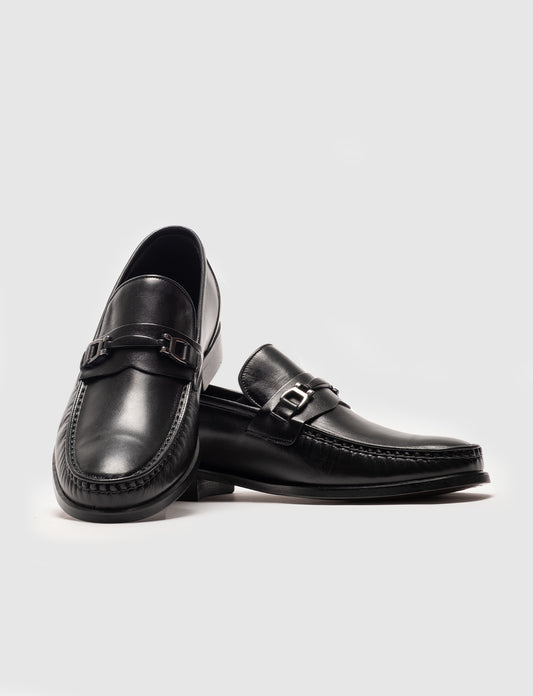 Cabani 1600 Erkek %100 Hakiki Deri Klasik Ayakkabı Siyah Antik