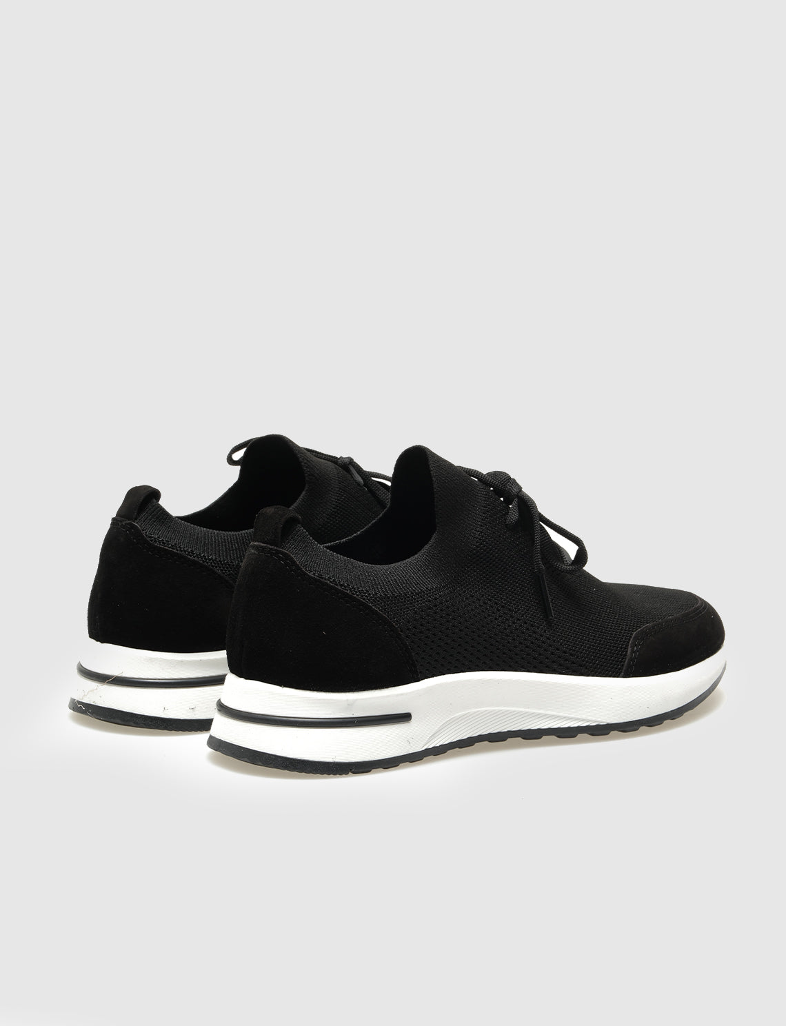 Cabani F-557 Erkek Triko loafer & makosen Siyah-354