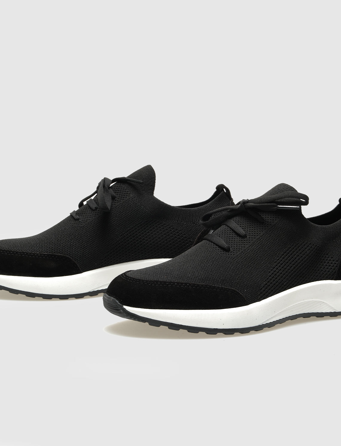 Cabani F-557 Erkek Triko loafer & makosen Siyah-354