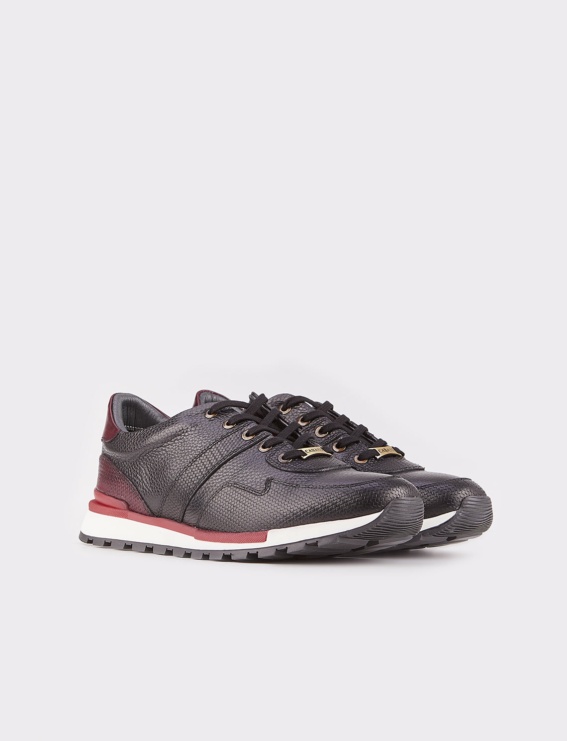 Cabani 460M1301 Erkek %100 Hakiki Deri sneaker &spor Siyah