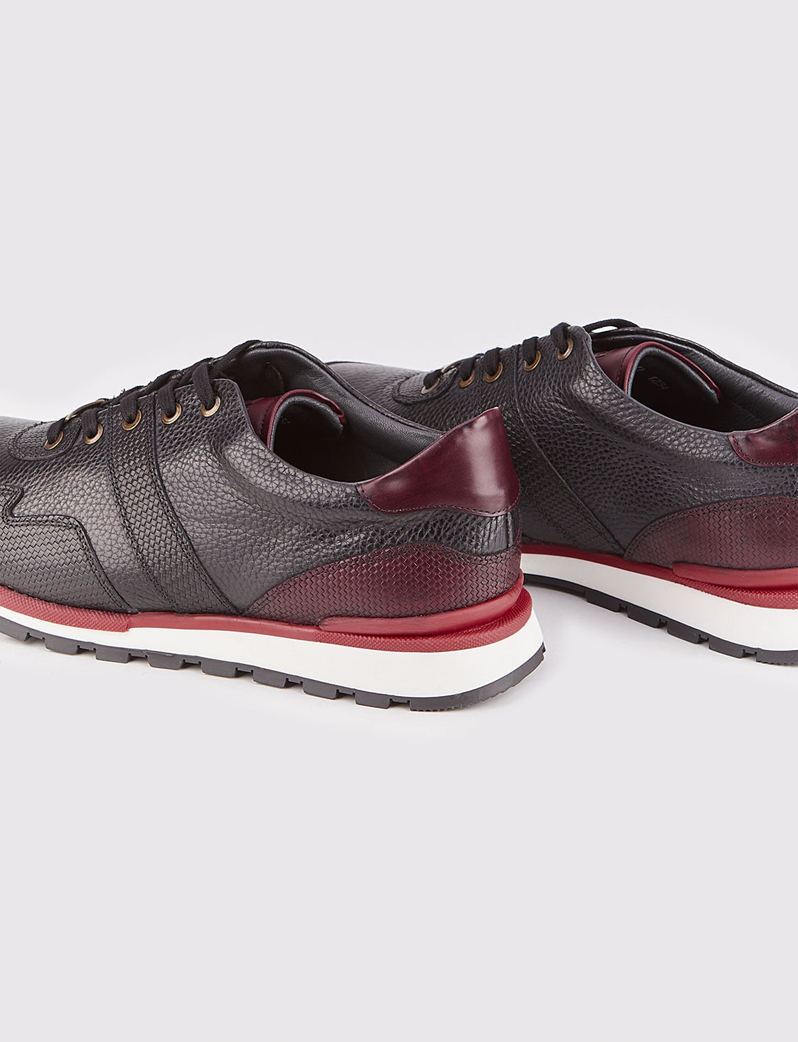 Cabani 460M1301 Erkek %100 Hakiki Deri sneaker &spor Siyah