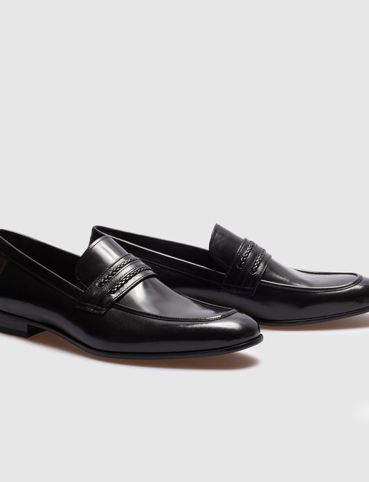 Cabani 8468 Erkek %100 Hakiki Deri Klasik Ayakkabı Siyah