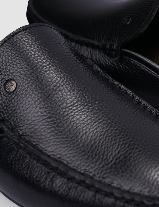 Cabani 010M1663 Erkek %100 Hakiki Deri Klasik Terlik Siyah