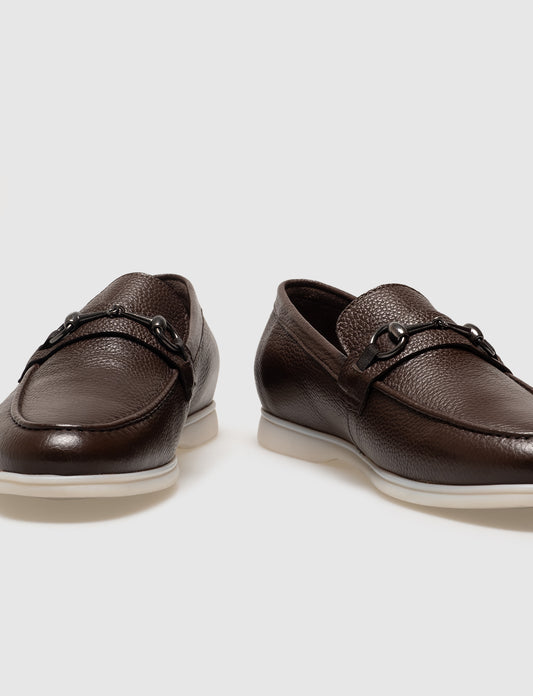 Cabani 572M1660 Erkek %100 Hakiki Deri loafer & makosen 029 Kahve Geyik