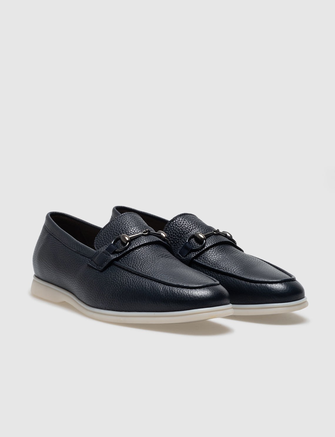 Cabani 572M1660 Erkek %100 Hakiki Deri loafer & makosen 1116 Lacivert Geyik