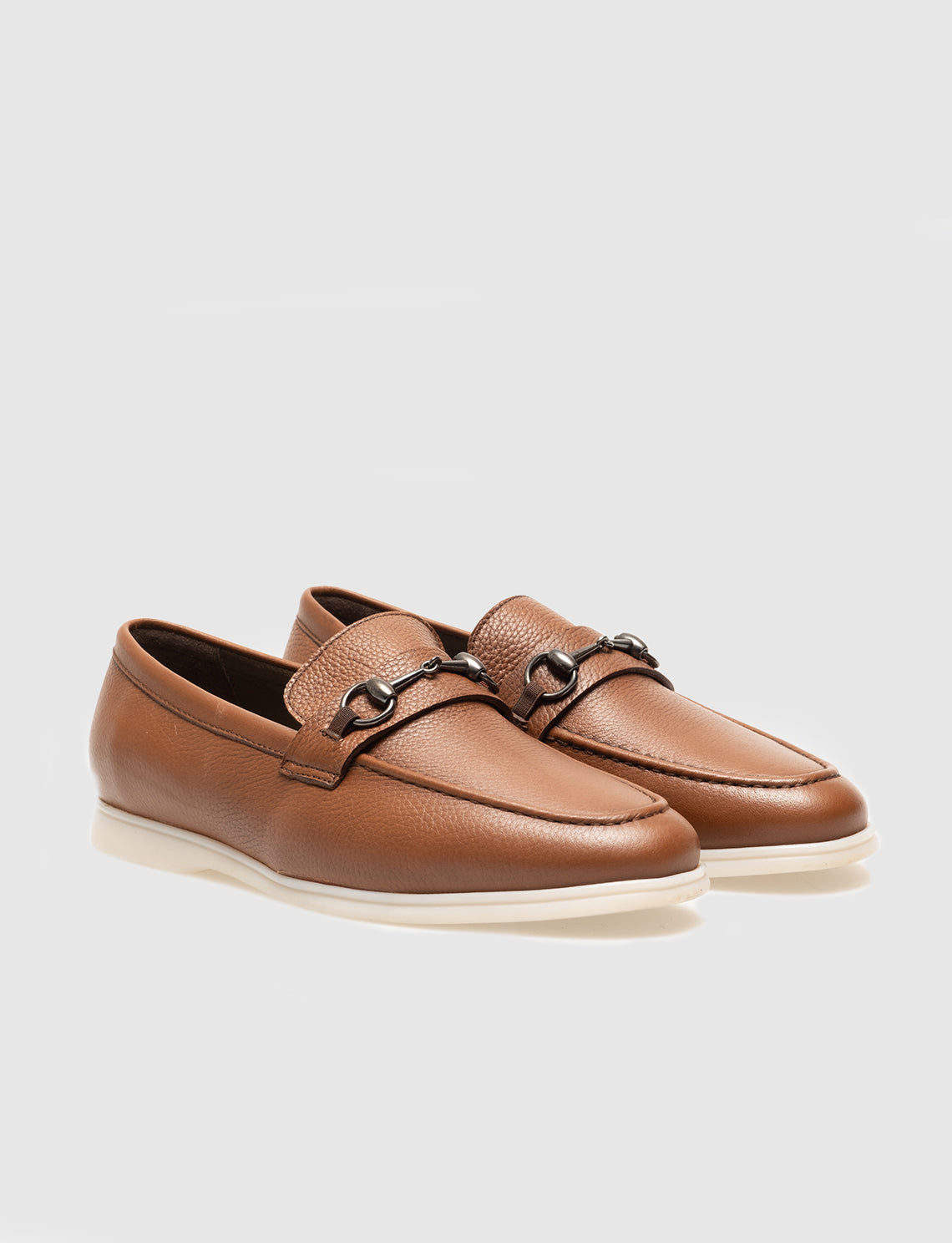 Cabani 572M1660 Erkek %100 Hakiki Deri loafer & makosen Taba