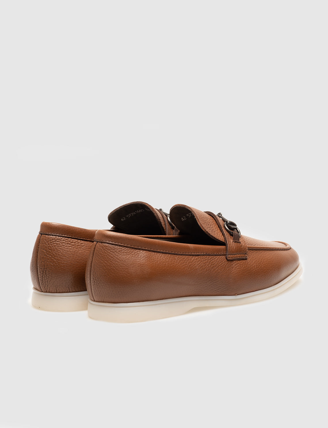 Cabani 572M1660 Erkek %100 Hakiki Deri loafer & makosen Taba