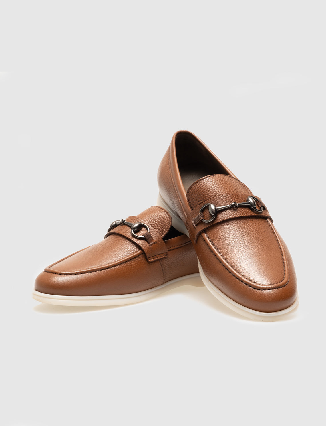 Cabani 572M1660 Erkek %100 Hakiki Deri loafer & makosen Taba