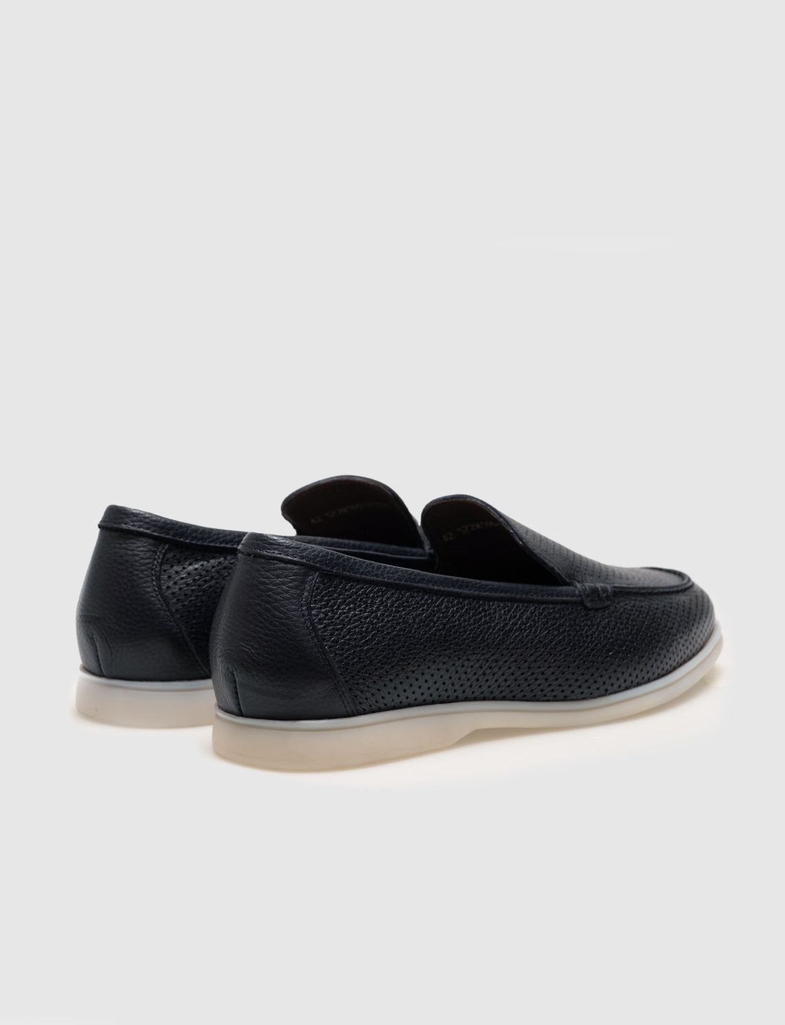 Cabani 572M1651B Erkek %100 Hakiki Deri loafer & makosen 1116 Lacivert Geyik