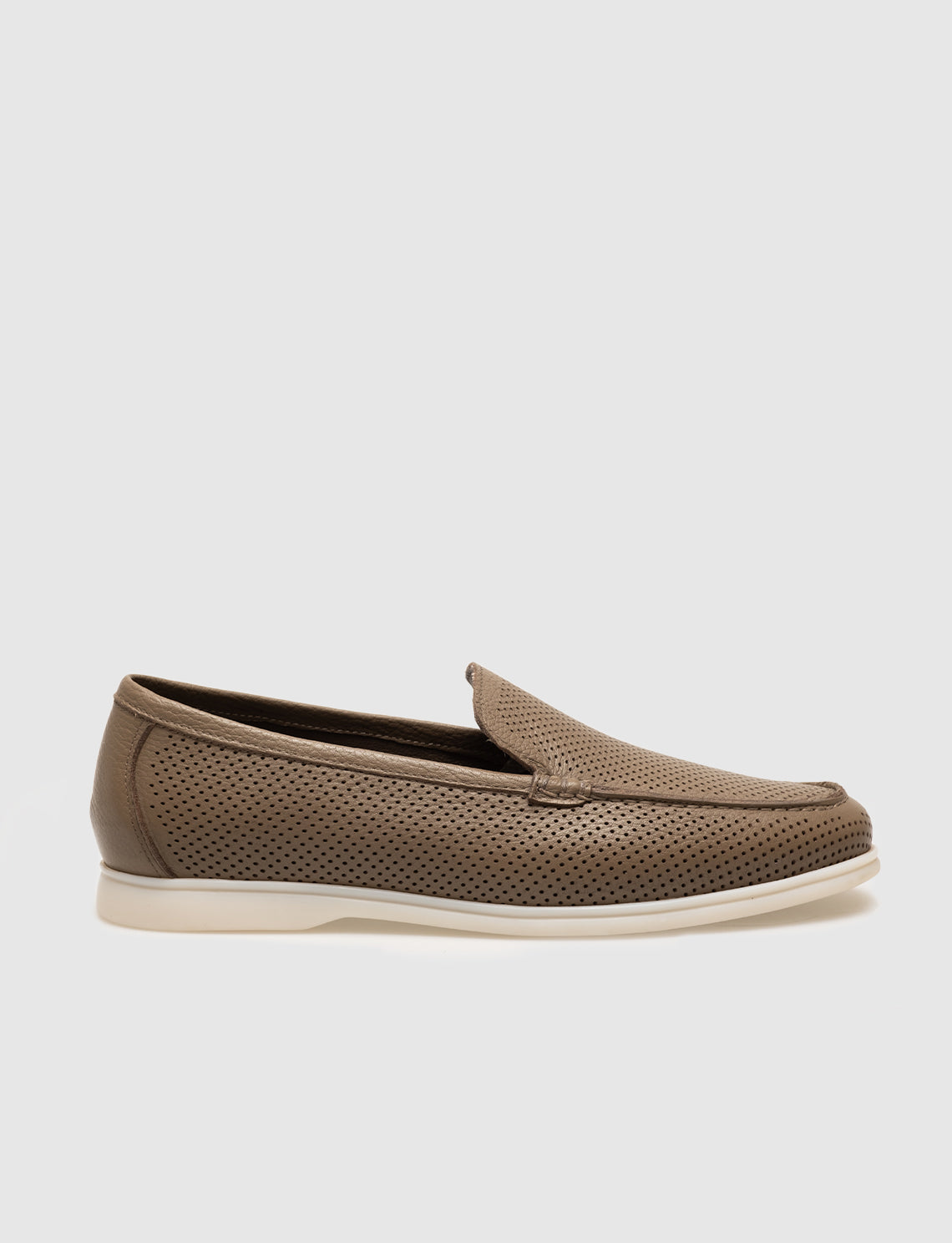 Cabani 572M1651B Erkek %100 Hakiki Deri loafer & makosen Vizon