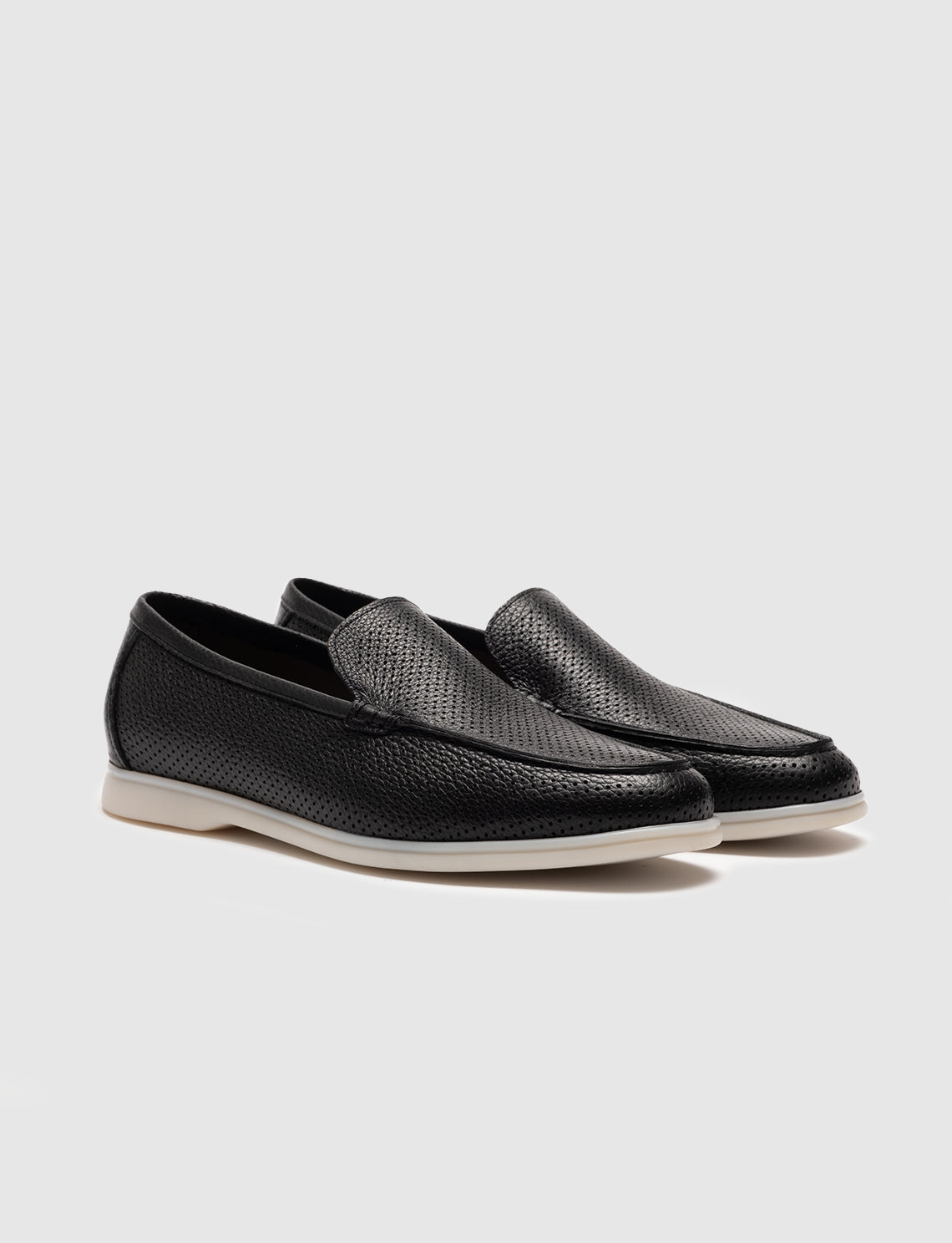 Cabani 572M1651B Erkek %100 Hakiki Deri loafer & makosen Siyah