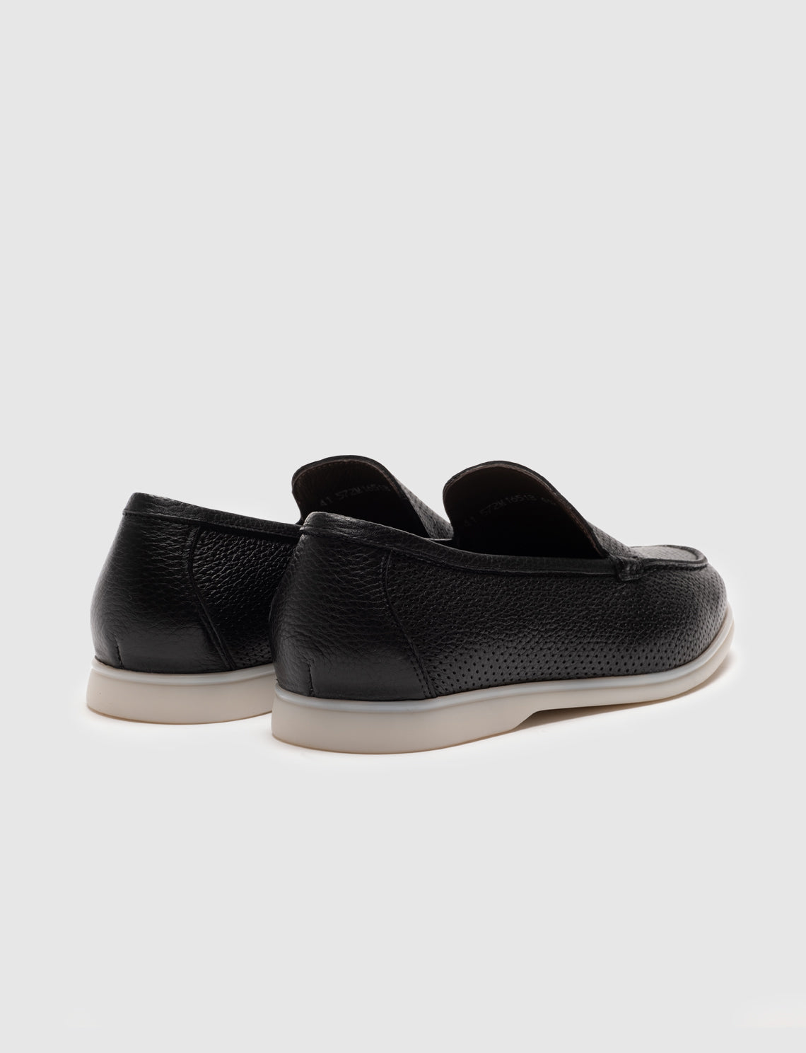 Cabani 572M1651B Erkek %100 Hakiki Deri loafer & makosen Siyah