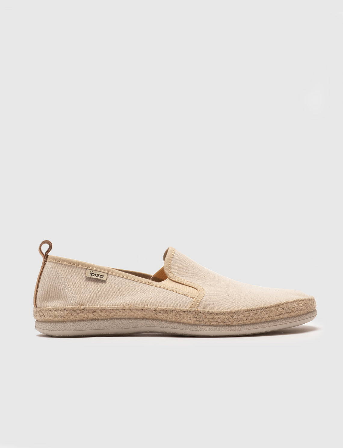 Cabani Espadril-531 Erkek Tekstil Loafer Ayakkabı ECRU-Ekru Tekstil