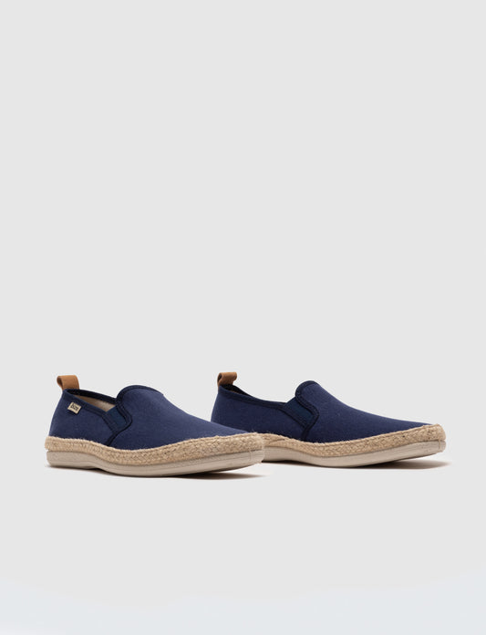 Cabani Espadril-531 Erkek Tekstil Loafer Ayakkabı Lacivert