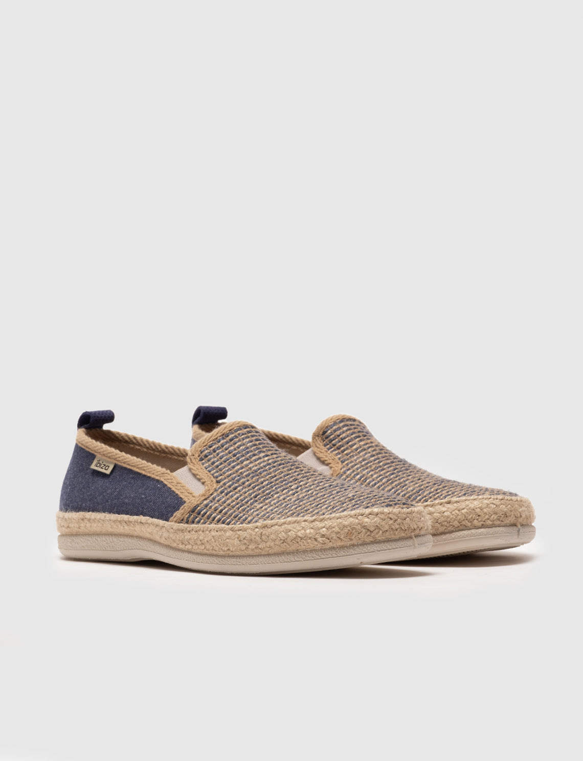 Cabani Espadril-525 Erkek Tekstil Loafer Ayakkabı Mavi