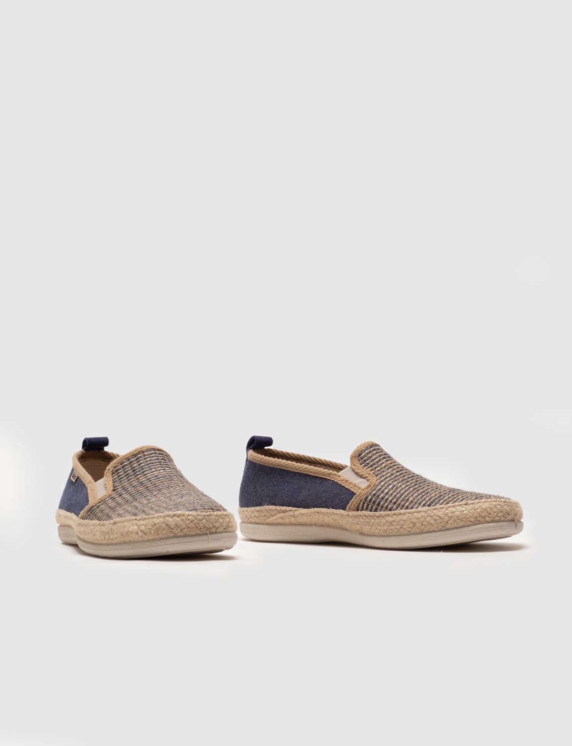 Cabani Espadril-525 Erkek Tekstil Loafer Ayakkabı Mavi