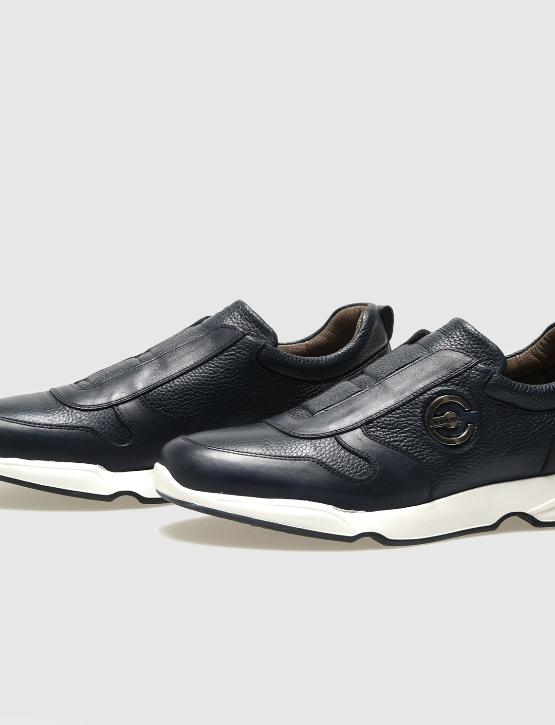 Cabani 588M1679 Erkek %100 Hakiki Deri Sneaker Ayakkabı 1157 Lacivert Napa-Lacivert geyik