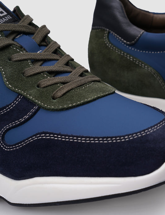 Cabani 588M1654 Erkek %100 Hakiki Deri Sneaker Ayakkabı Lacivert