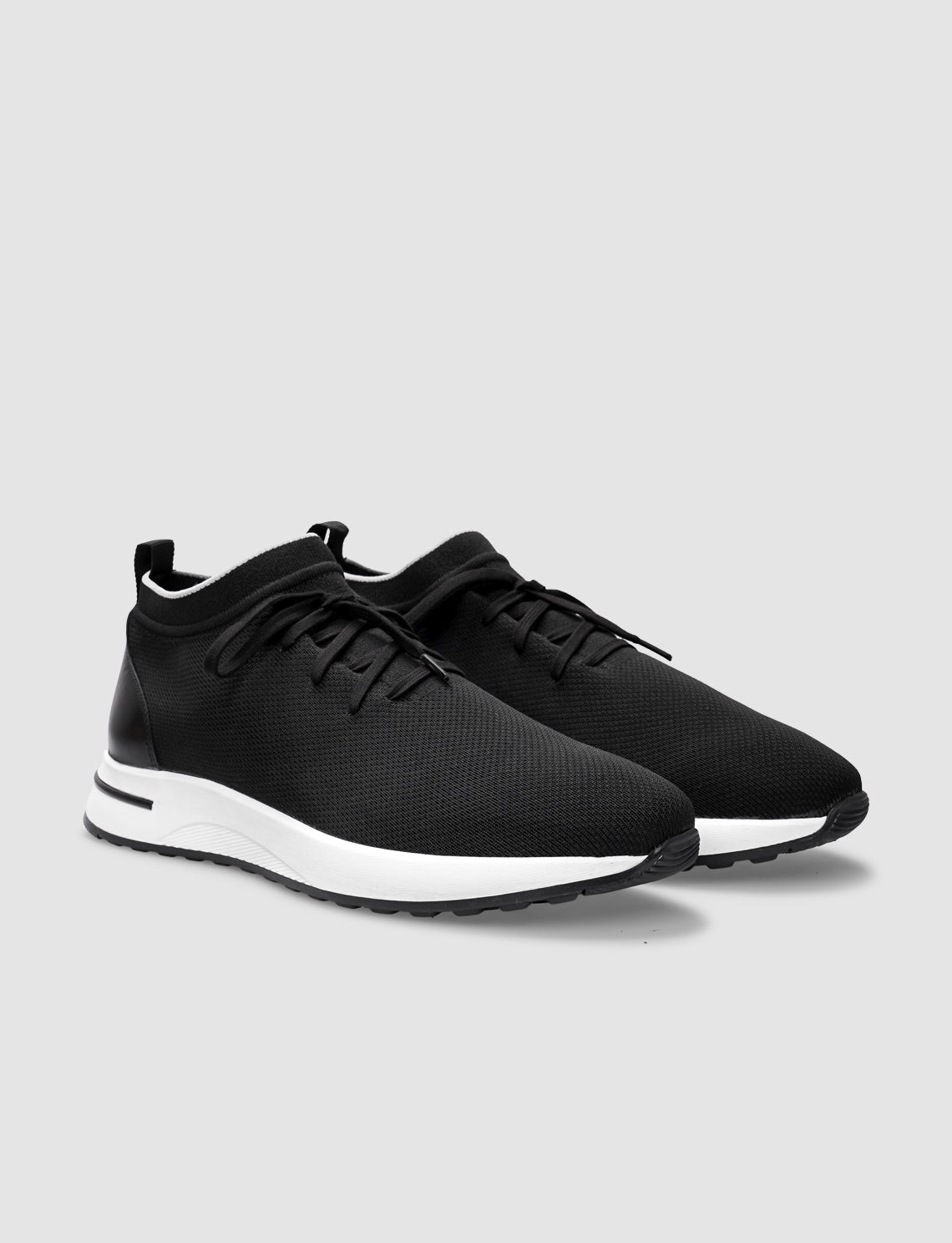 Cabani 598B1687 Erkek Triko Sneaker Ayakkabı Siyah