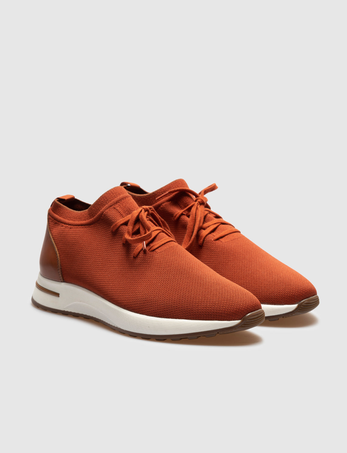 Cabani 598B1687 Erkek Triko Sneaker Ayakkabı Turuncu