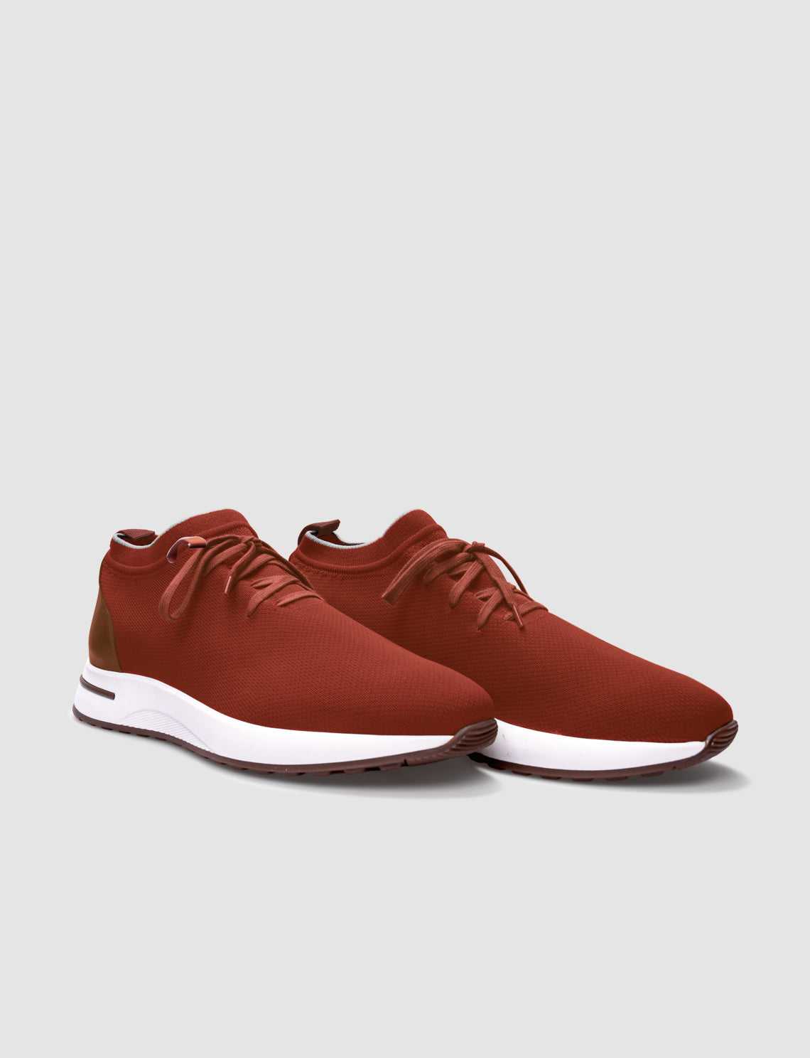 Cabani 598B1687 Erkek Triko Sneaker Ayakkabı 1361 KİREMİT TRİKO-FÜME TRİKO-FINDIK NAPA