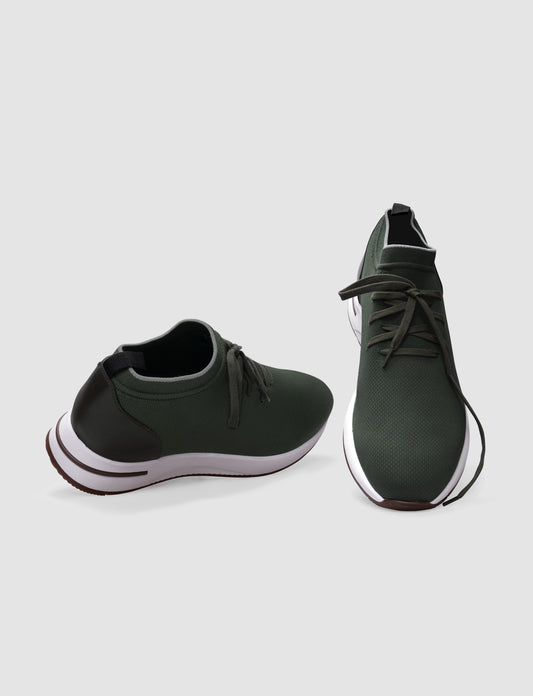 Cabani 598B1687 Erkek Triko Sneaker Ayakkabı Haki