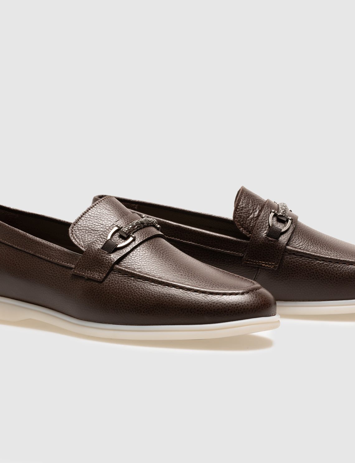 Cabani 572M1675 Erkek %100 Hakiki Deri loafer & makosen Kahverengi