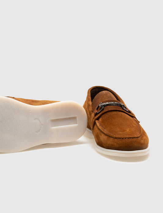 Cabani 572M1675 Erkek Süet Hakiki Deri loafer & makosen 077 Taba Süet