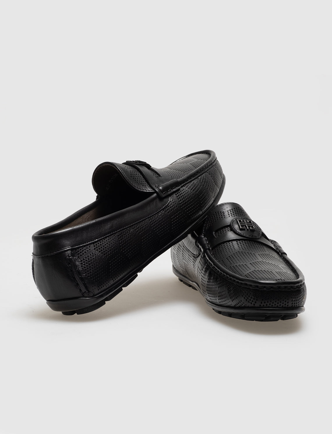 Cabani 010M883C Erkek %100 Hakiki Deri Sneaker Ayakkabı 017 Siyah Antik-Siyah Geyik