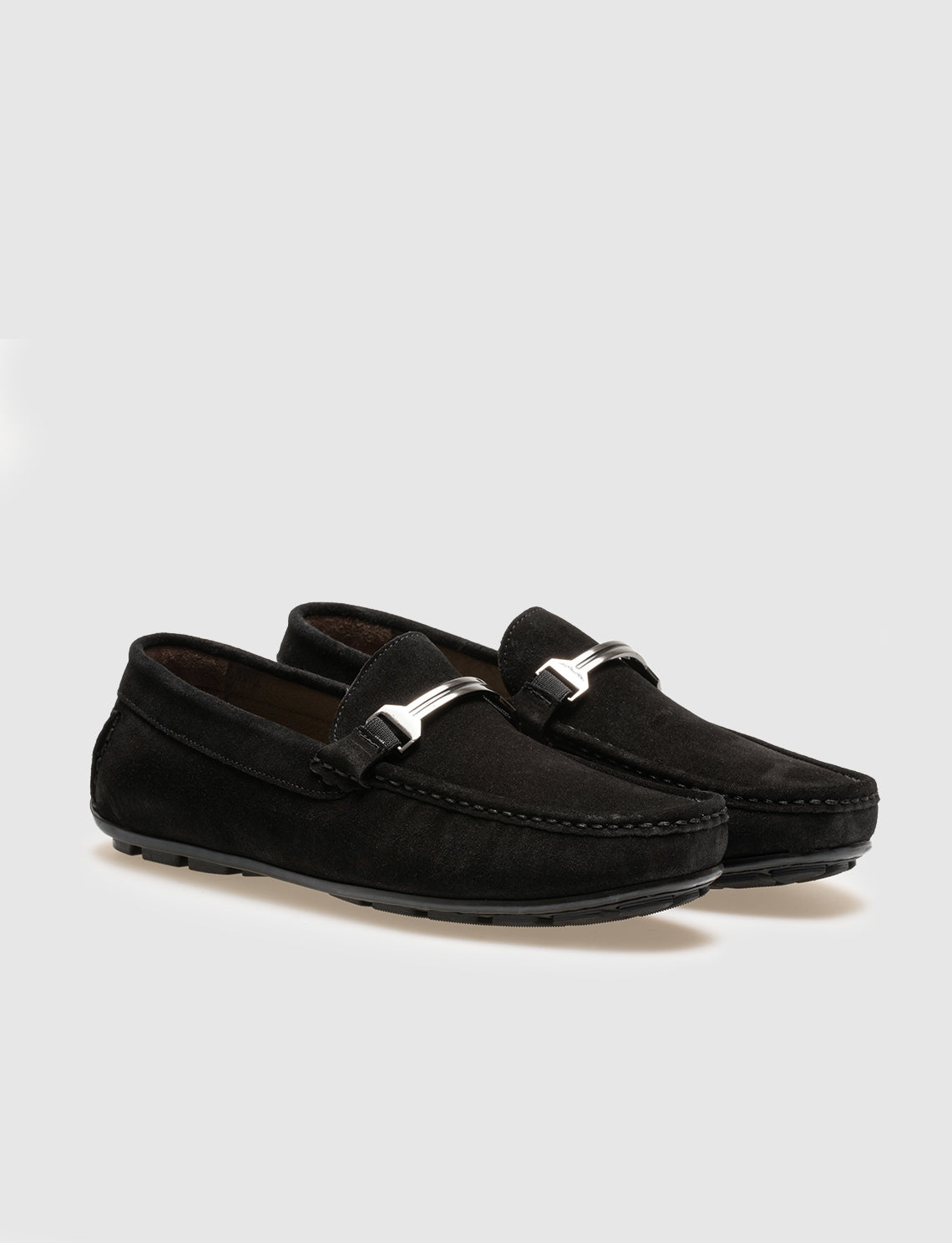 Cabani 010M1659 A Erkek Süet Hakiki Deri Sneaker Ayakkabı Siyah