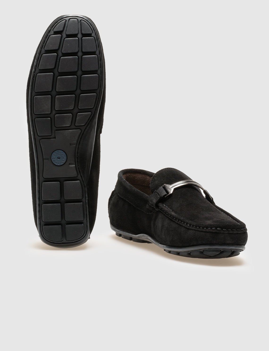 Cabani 010M1659 A Erkek Süet Hakiki Deri Sneaker Ayakkabı Siyah