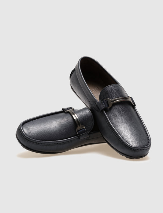 Cabani 010M1659 A Erkek %100 Hakiki Deri Sneaker Ayakkabı Lacivert