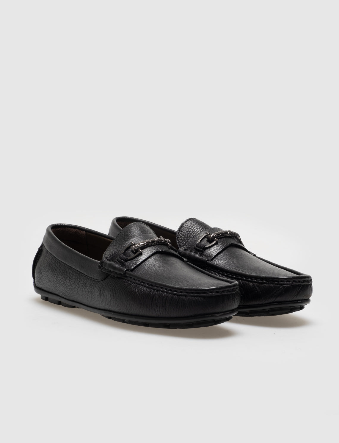 Cabani 010M183F Erkek %100 Hakiki Deri loafer & makosen Siyah